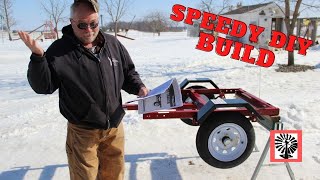 Harbor Freight mini utility trailer DIY build