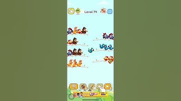 Bird sort color level 74/sorting game/complete levels #game #puzzle #colors #solution #birds