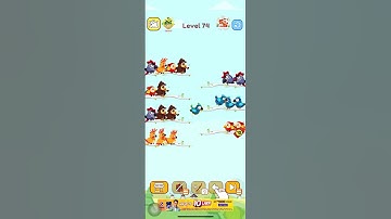 Bird sort color level 74/sorting game/complete levels #game #puzzle #colors #solution #birds