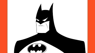 How To Draw Batman (Batman: The Animated Series) - YouTube