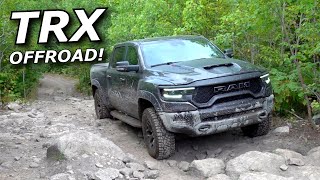 Ram TRX goes offroad at Drummond Island!