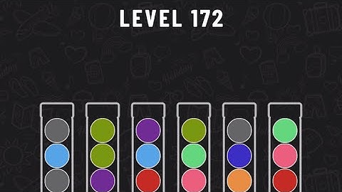 Ball Sort Puzzle Level 172 #ballsortpuzzle #ballsortpuzzlegameplay #puzzlegame #mobilegames