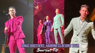 Jonas Brothers: Happiness Begins Tour - Sunrise, FL [Front Row Pit] HD - 11/15/19