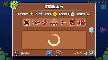 Worst and most obvious hacker in Geometry Dash!