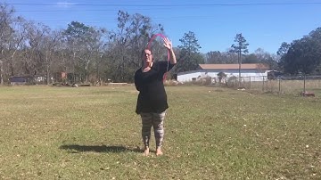 Beginner Hula Hoop Trick: Body Wrap Break Into Reverse Escalator