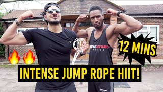 12 MINUTE (FAT BURNING) JUMP ROPE HIIT WORKOUT FOR WEIGHT LOSS & ENDURANCE // WEEK 1 screenshot 5