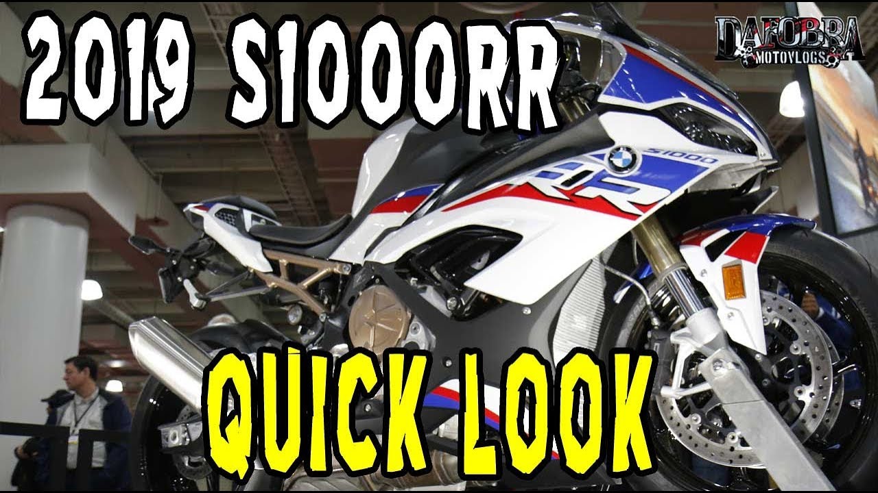 ⁣2019 BMW S1000RR and HP4 Race Quick Look  New York International Motorcycle Show
