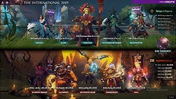 The International 2019  |   Main Tournament  |  Group Stage Group B  |  NIP vs RNG  -  Game 1