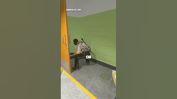 200 IQ Cheat Door Boost on CS2 Nuke #shorts