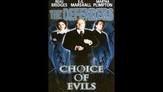 The Defenders - Choice of Evils (Rare TV Movie w Martha Plimpton, Beau Bridges)