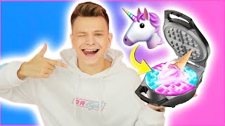 UNICORN WAFFLES CHALLENGE! | Dominik Rupiński