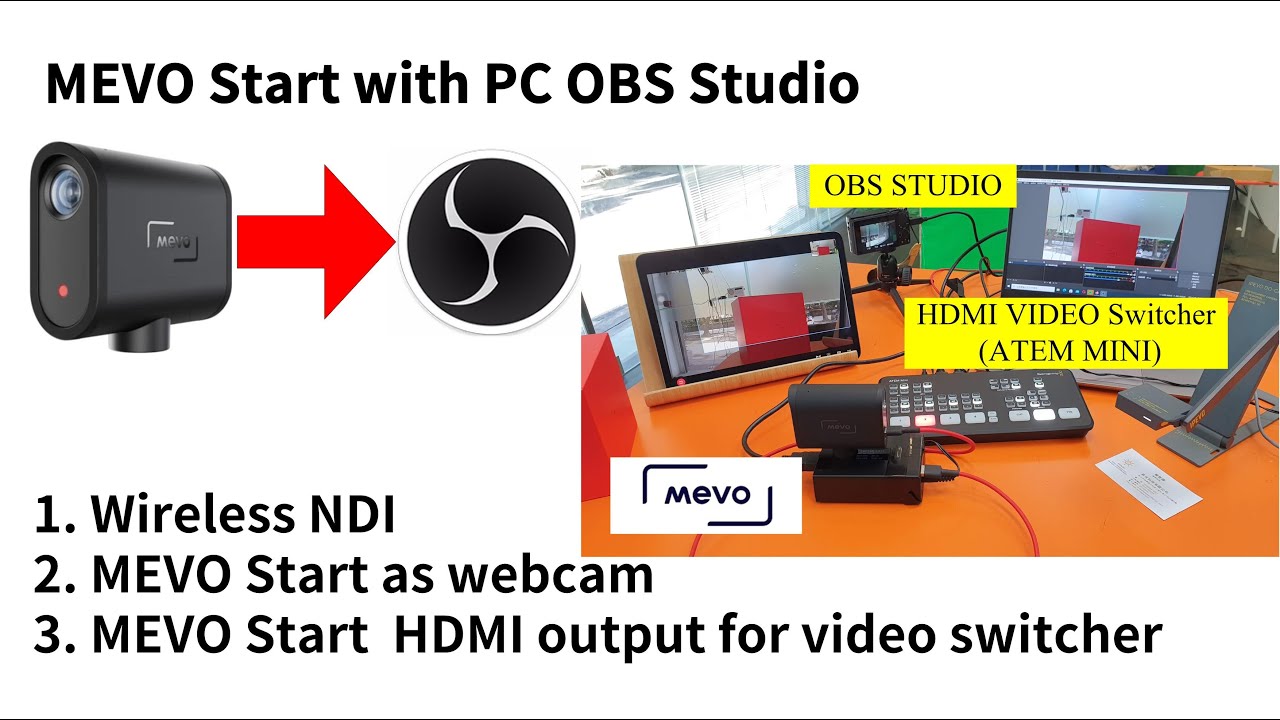 How To Connect A Mevo Start With Obs Studio Youtube