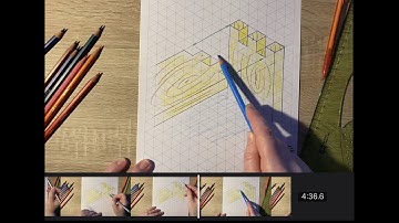 Sketching Finger Joint using Isometric Grid Paper