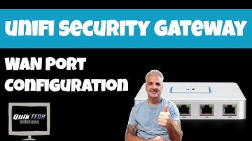 How To Configure The USG WAN Settings