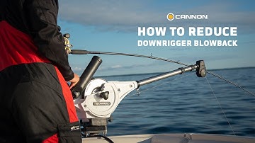 How to Reduce Downrigger Blowback [Weight Selection]