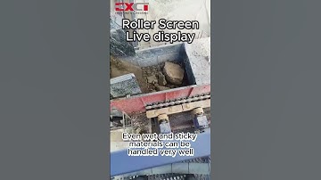 Roller Screen handles materials #exct #construction #rollerscreen  #manufacturing #welding