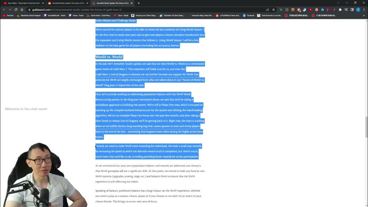 Guild Wars 2 Studio Update Summarized 2022 Roadmap YouTube