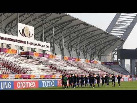 【U-23日本代表　リオ五輪アジア最終予選】1/21 イラン戦試合会場で前日公式練習