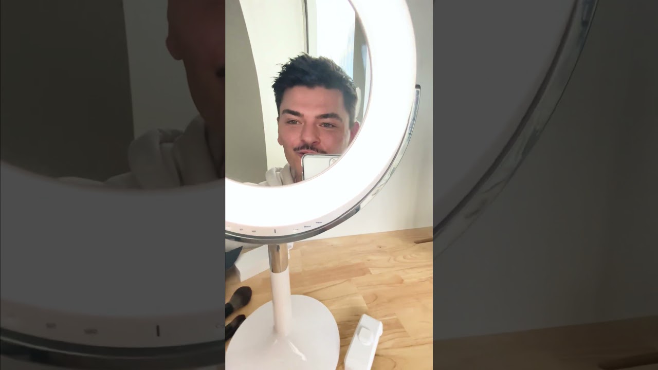 Spectrum Aurora Ring Light Selfie Mirror and Camera Mount