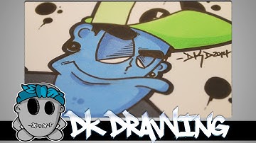 How to draw my new graffiti character Part 5