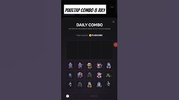 Pixel tap by pixelverse daily combo 8 July 2024 100% completion | Pixelverse