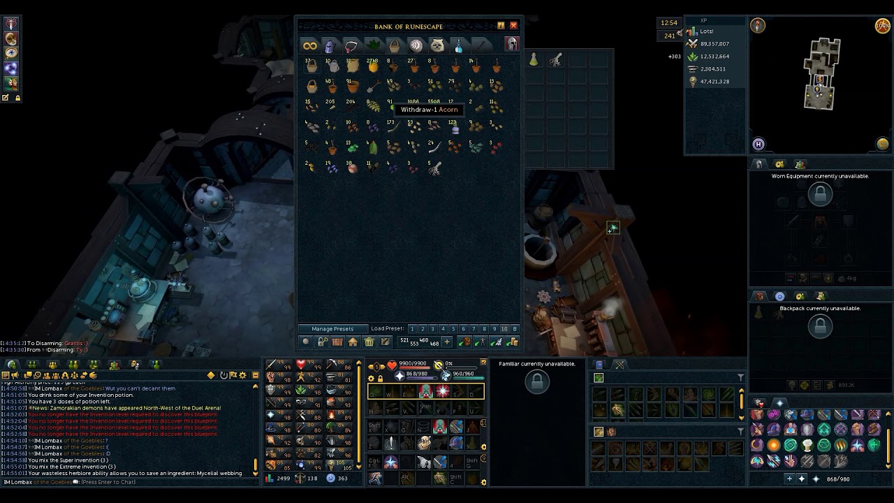 [RS3 Ironman] Extreme inv pots are op! Theironnation YouTube