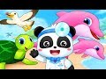 Bayi Panda Menyelesaikan Masalah Hewan-hewan laut | Lagu Anak-anak | BabyBus Bahasa Indonesia