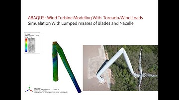 Abaqus Simulation:Wind Turbine Collapse Under Tornado/Wind Loads with Lumped Masses/Analytical field