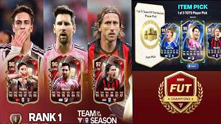 RANK 1 TEAM OF THE SEASON FUT CHAMPS | TOTS PLAYER PICKS FC 26 ULTIMATE TEAM