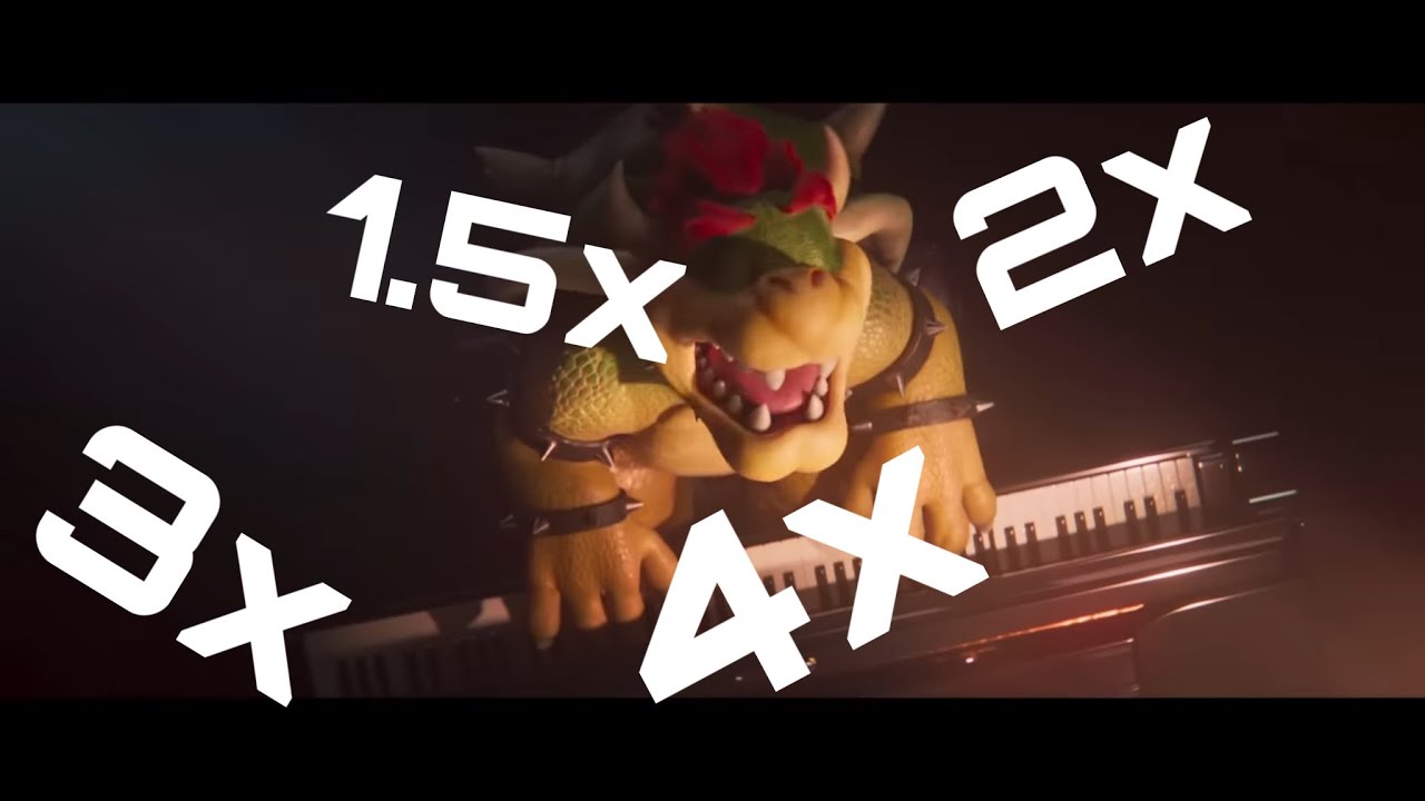 Peaches but every time bowser says “peach” makes it faster YouTube