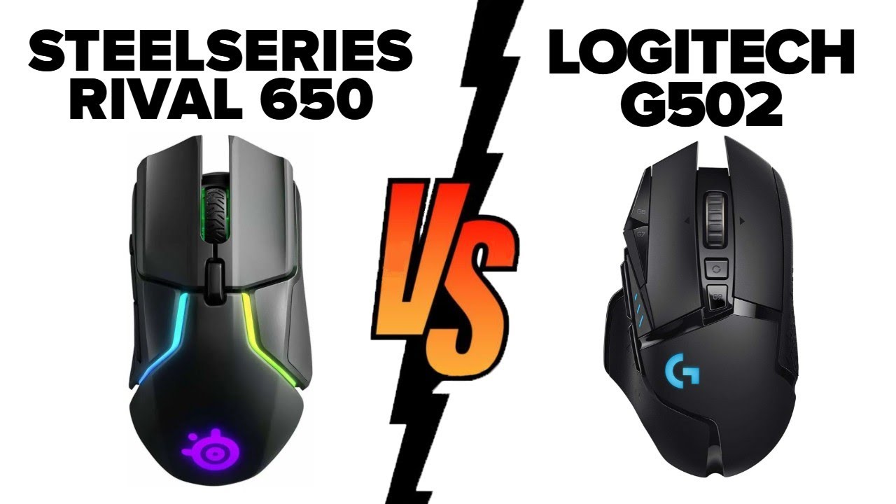 Diskriminering af køn skat prop SteelSeries Rival 650 vs Logitech G502 LIGHTSPEED - Which Mouse is Better ?  - YouTube