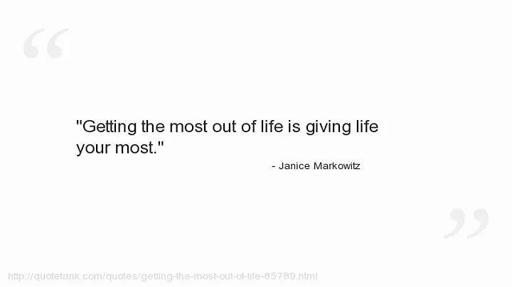 Janice Markowitz Quotes