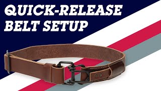 Quick-Release Leather Belt – Weaver Tool Gear