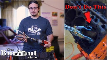 How To Hone Your Engine Cylinders - Burnout Tutorials (Rebuilding The Chevy 350)