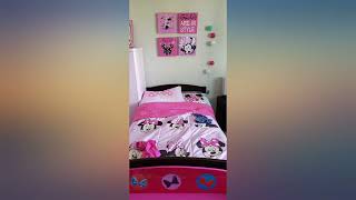 Jay Franco Disney Minnie Mouse Faces 7 Piece Full Bed Set - Includes Comforter & review