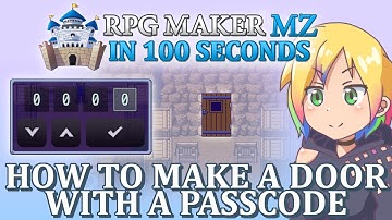 How to Make a Door with a Passcode // RPG Maker MZ In 100 Seconds