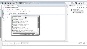 get Current Date and Time using Java Calendar class Part 1