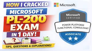 How I Cracked Microsoft PL-200 Exam in 1 Day | Power Platform Functional Consultant Questions Tips How I Cracked Microsoft PL-200 Exam in 1 Day | Power Platform Functional Consultant Questions Tips