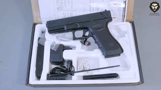 Страйкбольный пистолет Cyma AEP CM030 (Glock 18) видео обзор 4k