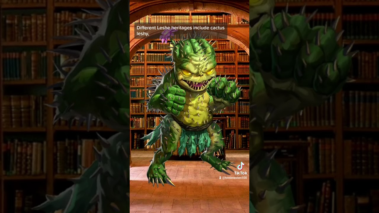 Pathfinder Playable Races (Ancestries): Leshy ft. art from @batcalledkat