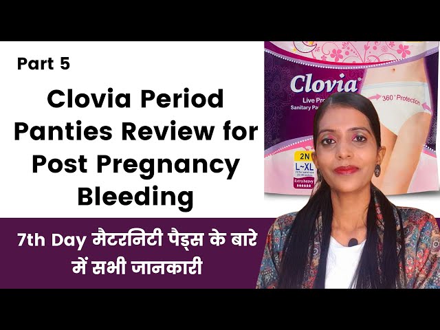 Clovia Disposable Period Panties For Heavy Flow, Maternity Delivery Pads, Day-Overnight Napkins, Postpartum pads