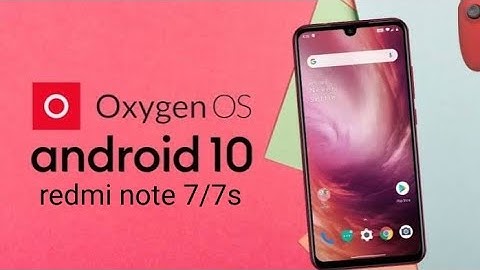 Oxygen os 10 || Redmi note 7/7s || oos for lavender