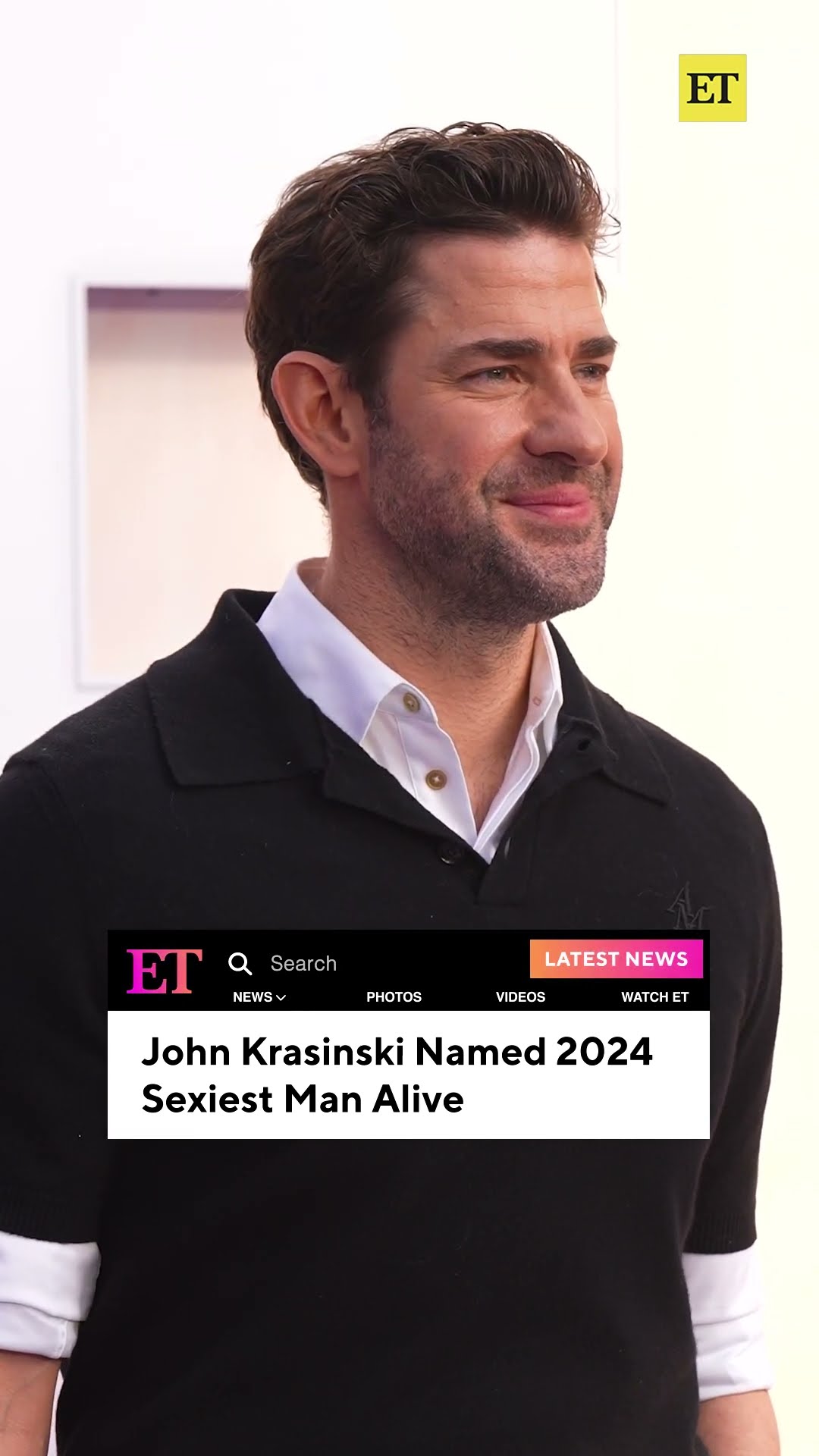 #JohnKrasinski has been named People Magazine's 2024 Sexiest Man Alive  #sexiestmanalive