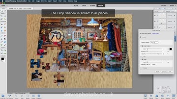 Jigsaw Puzzle effect Photoshop Elements
