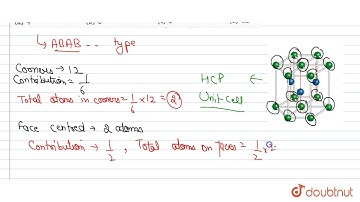 The number of atoms present in a hexagonal close-packed unit cell is:
