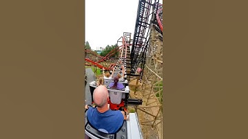 Wtf TIGHT inversion?! 😵‍💫 #shorts #rollercoaster