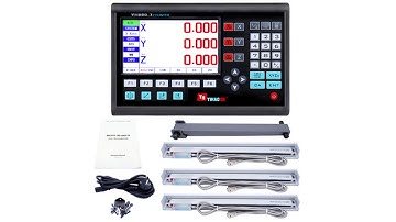 Digital Readout  with 3 Pieces 0-1000mm Glass Linear Scale Encoder Sensor For Milling Lathe YH800-3
