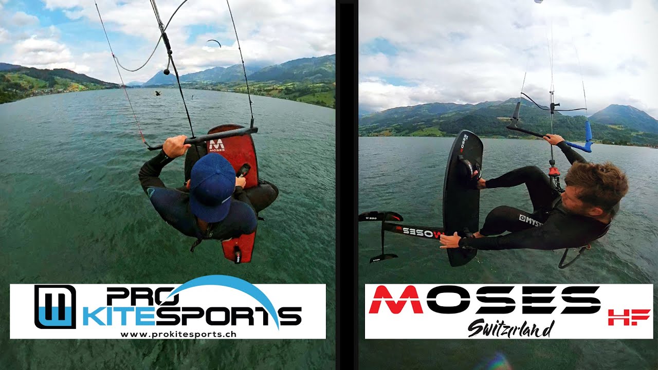 Swiss Hydrofoil / Moses Hydrofoils Schweiz / Prokitesports/ Hydrofoil kiteboarding tricks