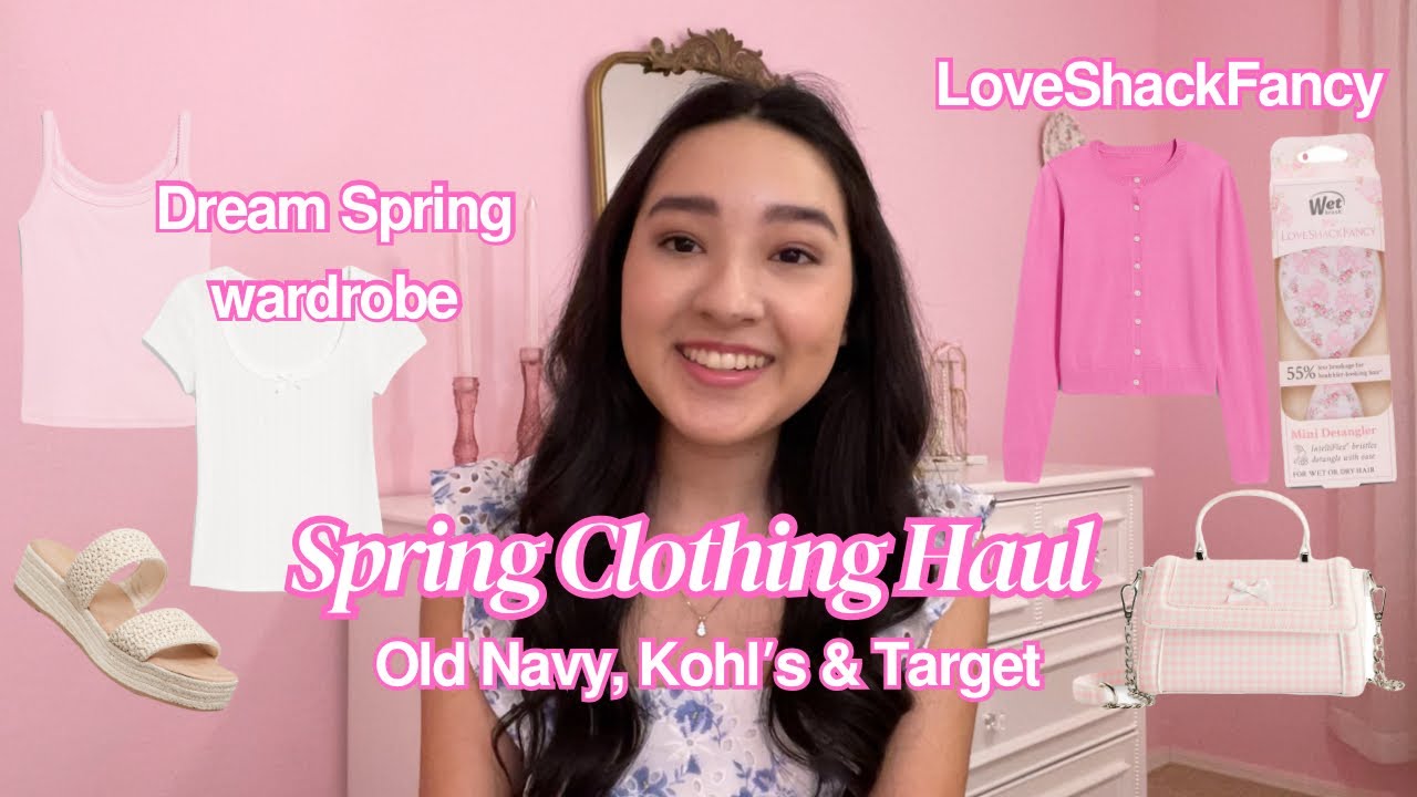 HUGE Spring Clothing Haul | Dream Spring wardrobe, shabby chic, girly style