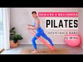 Standing Pilates Full Body Workout with Resistance Band | Home Workout Beginners &amp; Seniors | 20 Mins